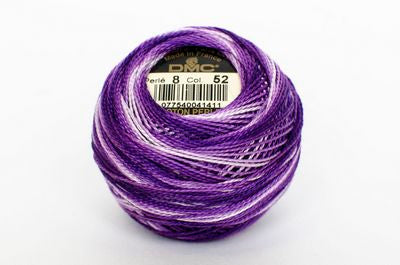 DMC Perle Cotton, Size 8, DMC 3042, Light Antique Violet, Pearl Cotton  Ball, Embroidery Thread, Punch Needle, Embroidery, Penny Rug