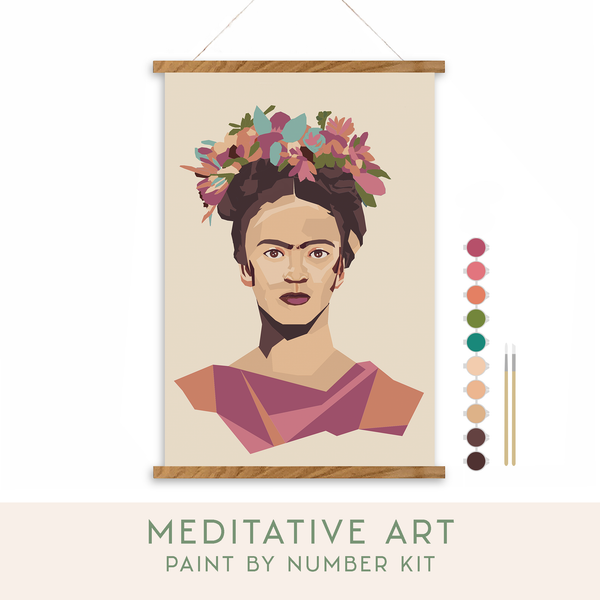 Frida Meditative Art Paint by Number Kit