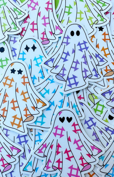 Quilt Ghost Stickers