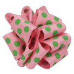 Ringleader WE 2-1/2" in Pink & Green -- Offray