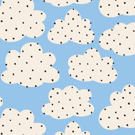 Blue Spotty Sky Laminate --- Cloud 9