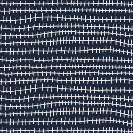 Navy/White Donovan Organic Cotton -- Grassroots by Amy MacCready --- Cloud 9