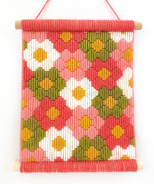 Bargello Kits, Flower Daisy Wall Hanging Needlecraft Kits