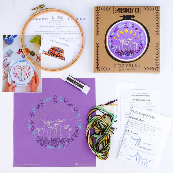 Wintersong embroidery kit