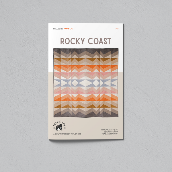 Rocky Coast - Paper Pattern -- Toad & Sew