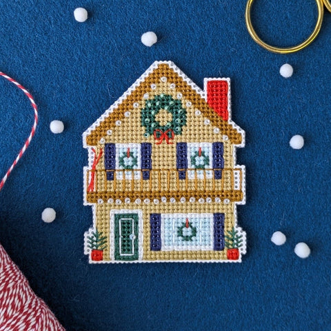 Holiday Homes Chalet Cross Stitch Kit