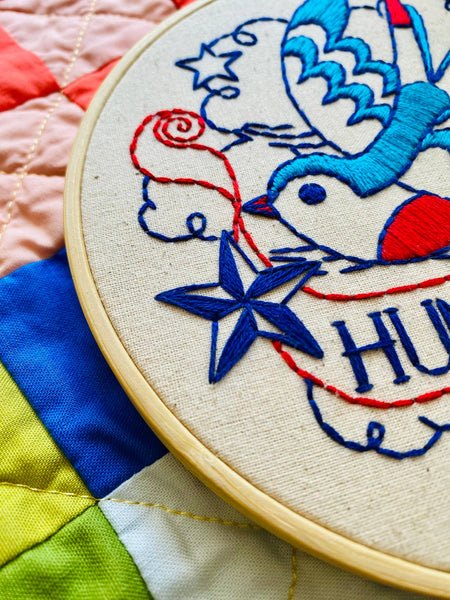 NEW! Hunky Dory Complete Embroidery Kit