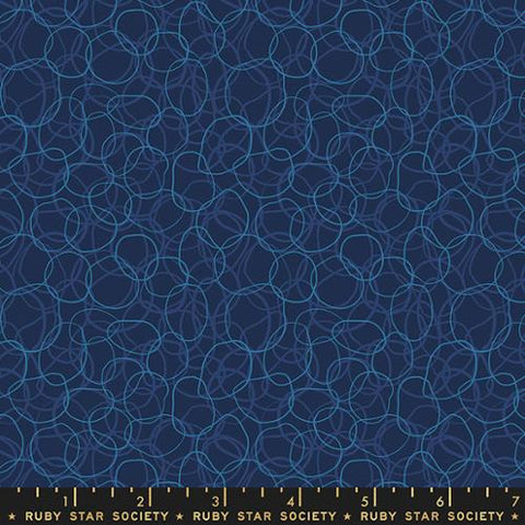 Rubber Bands Navy --- Verbena by Jen Hewett -- Ruby Star Society