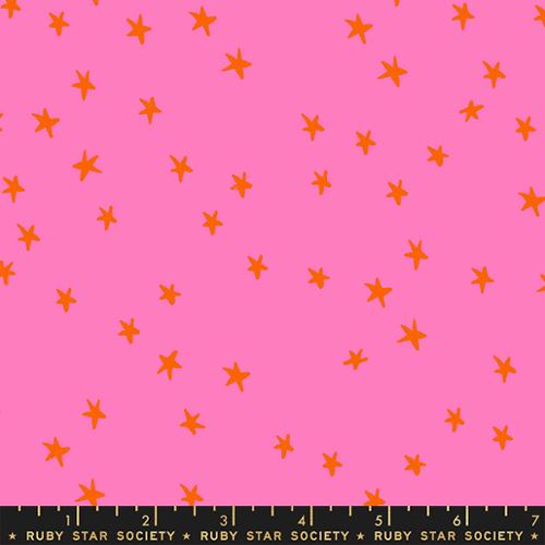 Vivid Pink  -- Starry by Alexia Abegg for Ruby Star Society -- Moda Fabric