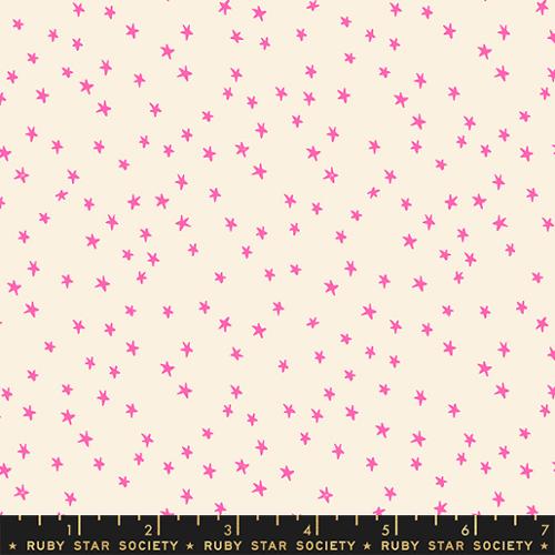 Mini Starry Neon Pink -- Starry by Alexia Abegg for Ruby Star Society -- Moda Fabric