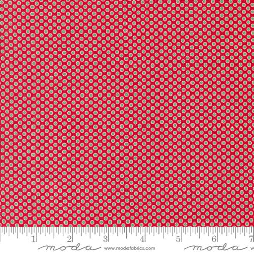 Polka Dots in Berry -- Kitty Christmas  by Urban Chicks  for Moda Fabrics