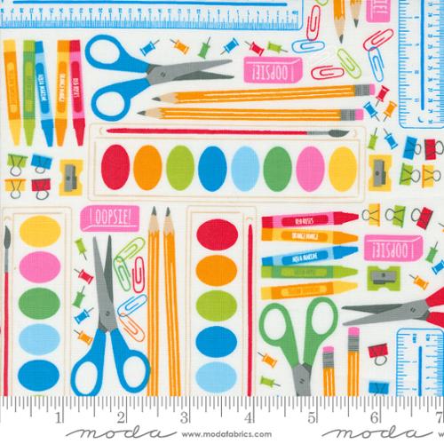 School Essentials Novelty in Paper ---  Back to School -- Stacy Iest Hsu -- Moda Fabrics