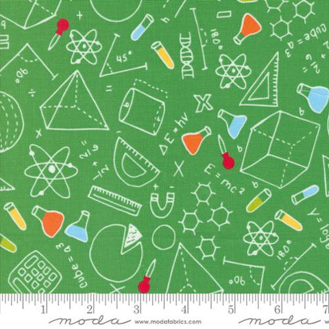 Math N Science in Grass ---  Back to School -- Stacy Iest Hsu -- Moda Fabrics