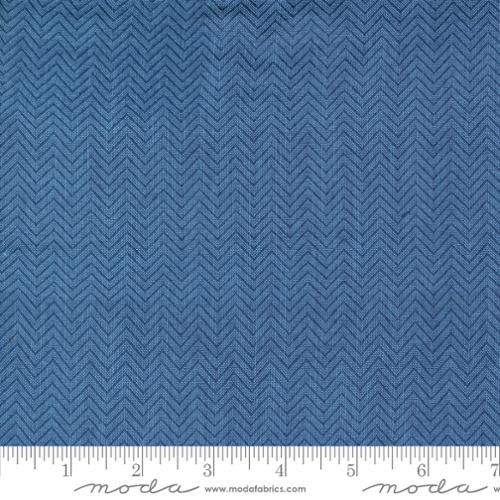 Chevron Twill n Light Blue --  Denim Daisies by Fig Tree Co. -- Moda Fabrics