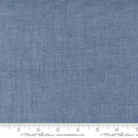 Crossweave in Midnight Jeans --  Denim Daisies by Fig Tree Co. -- Moda Fabrics