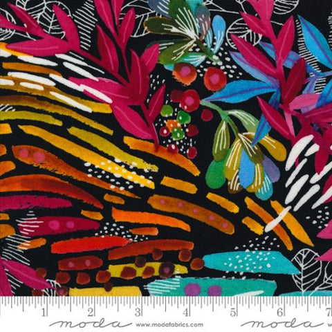 Wild Leaves in Ink -- Playgrounds by Amarilys Henderson for Moda Fabrics