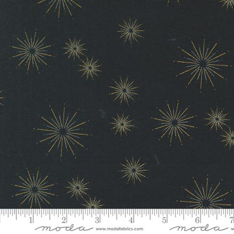 Stars Blenders in Metallic Ebony -- Shimmer -- Zen Chic -- Moda Fabric