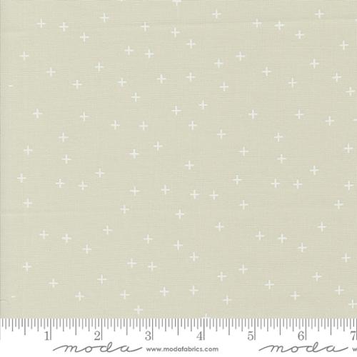 A Bit Of A Plus in Ecru -- Shimmer -- Zen Chic -- Moda Fabric