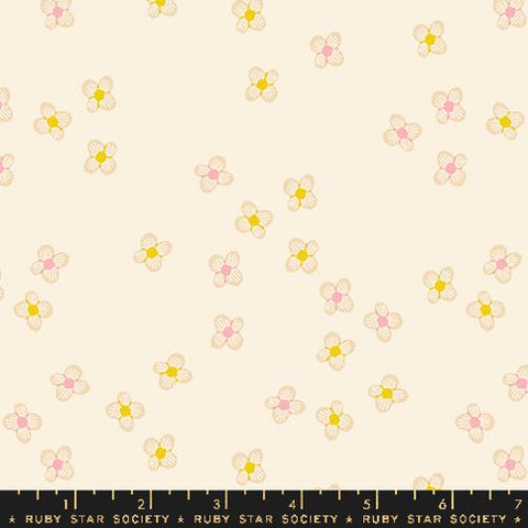 Blossom Florals in Natural -- Favorite Flowers by Ruby Star Society -- Moda Fabric