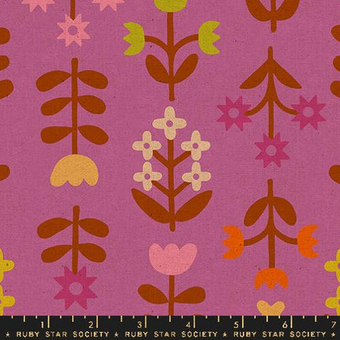 Meadow Canvas in Wildflower -- Favorite Flowers by Ruby Star Society -- Moda Fabric