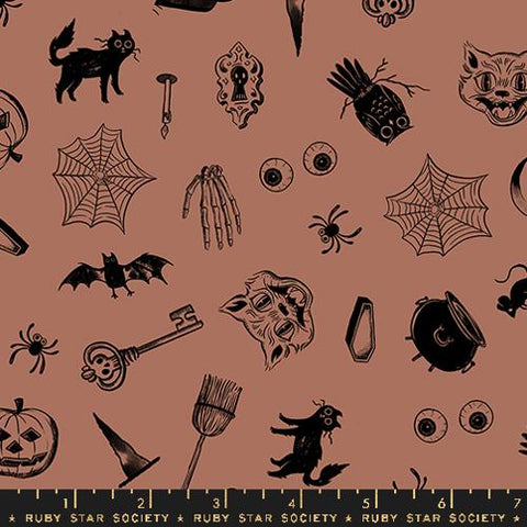 Curios Halloween in Smores ---  Good Spirits -- Ruby Star Society -- Moda Fabric