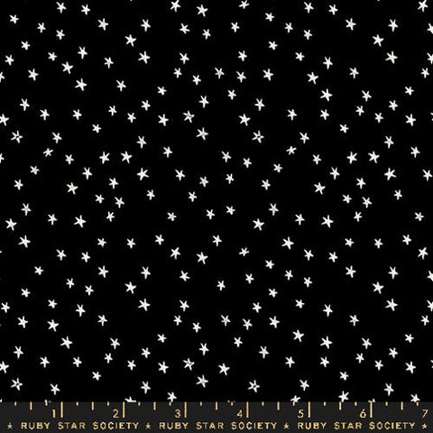 Mini Starry in Black  ---  Good Spirits -- Ruby Star Society -- Moda Fabric