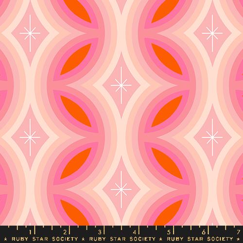 Rattan Geometrics in Balmy -- Juicy by Melody Miller -- Ruby Star Society -- Moda Fabrics