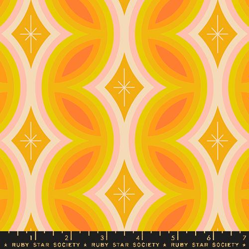 Rattan Geometrics in Buttercup -- Juicy by Melody Miller -- Ruby Star Society -- Moda Fabrics