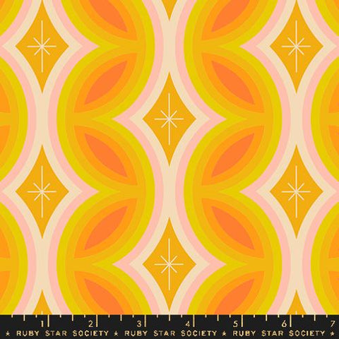 Rattan Geometrics in Buttercup -- Juicy by Melody Miller -- Ruby Star Society -- Moda Fabrics