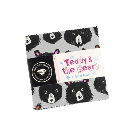 Teddy & the Bears Charm Pack (42pc)-- Ruby Star Society