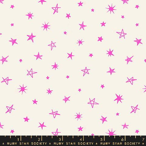 Rockstar Stars Blender in Glow Rose -- Teddy And The Bears --  Sarah Watts for Ruby Star Society -- Moda Fabrics