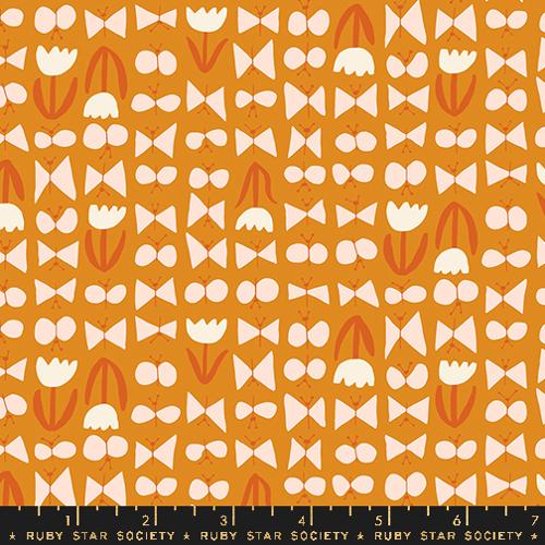 Butterflies in Turmeric -- Bird Is The Word by Kim Kight -- Ruby Star Society -- Moda Fabrics