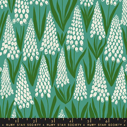 Muscari Florals in Watercress --- Endpaper by Jen Hewett for Ruby Star Society -- Moda Fabric