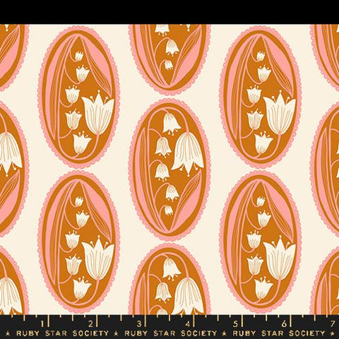 Lily Of The Cameo in Natural --- Endpaper by Jen Hewett for Ruby Star Society -- Moda Fabric