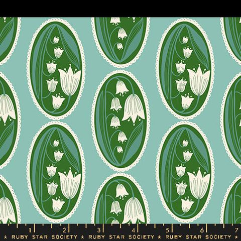 Lily Of The Cameo in Water --- Endpaper by Jen Hewett for Ruby Star Society -- Moda Fabric