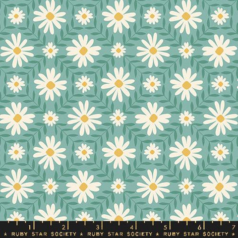 Vintage Flowers in Water --- Endpaper by Jen Hewett for Ruby Star Society -- Moda Fabric