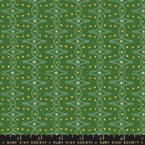 Endpaper Blenders Geometric in Sarah Green --- Endpaper by Jen Hewett for Ruby Star Society -- Moda Fabric