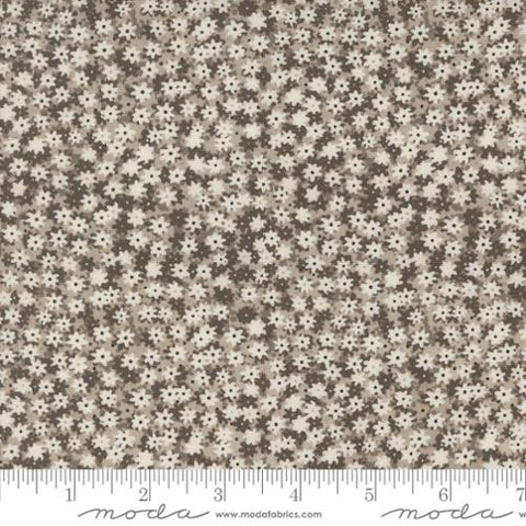 Floral Phase in Silver -- Bee Garden by Gingiber -- Moda Fabrics