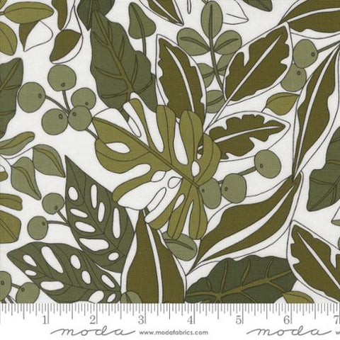 Greenery in Paper -  Botany by Alli K Designs -- Moda Fabrics