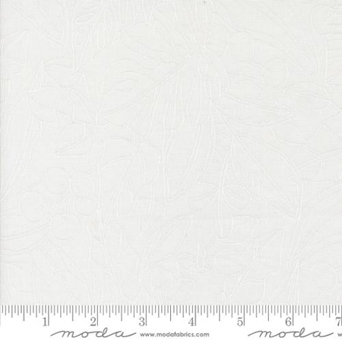 Greenery in Paper White -  Botany by Alli K Designs -- Moda Fabrics