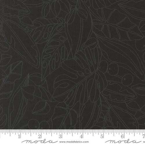 Greenery Florals Leaf in Ink -  Botany by Alli K Designs -- Moda Fabrics