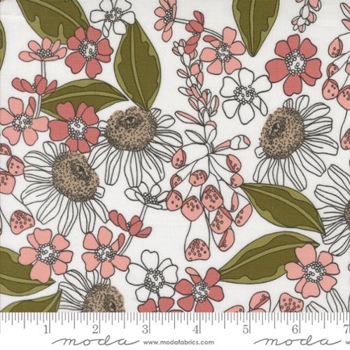 Garden Bouquet in Paper -  Botany by Alli K Designs -- Moda Fabrics