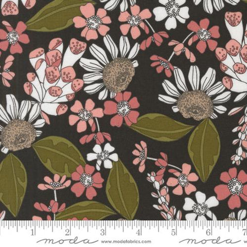 Garden Bouquet in Ink -  Botany by Alli K Designs -- Moda Fabrics