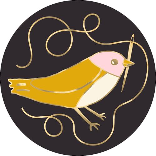 Needle Minder Bird --  Kim Kight for Ruby Star Society