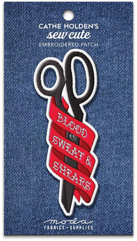 Cathe Holden Iron on Patches Scissor