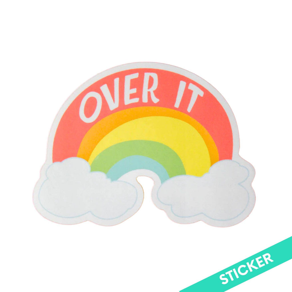 Over It Sticker