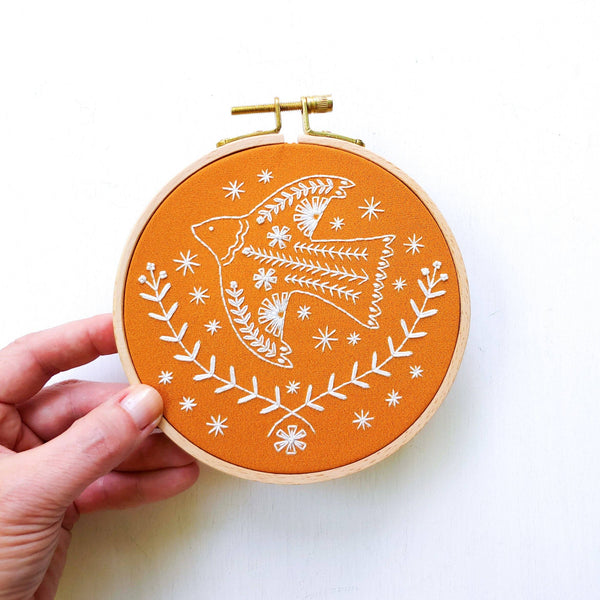 Wintersong embroidery kit