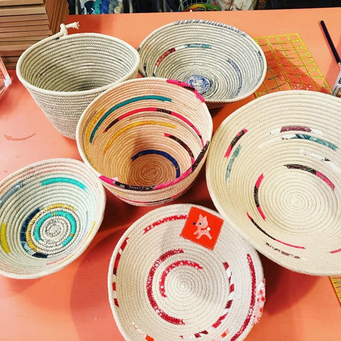 Sip & Sew  -- Rope Bowls