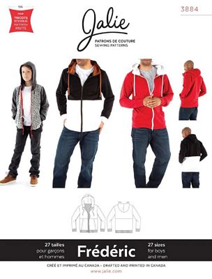 Frederic Hoodie Pattern --- Jalie Patterns