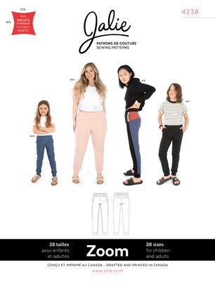 Zoom Modern Joggers --- Jalie Patterns